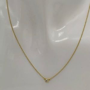 Tiffany & Co. gold diamond necklace